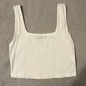 White crop top